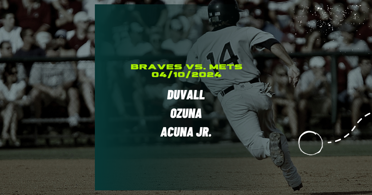 Braves vs. Mets Odds, Picks, parlays, predictions.